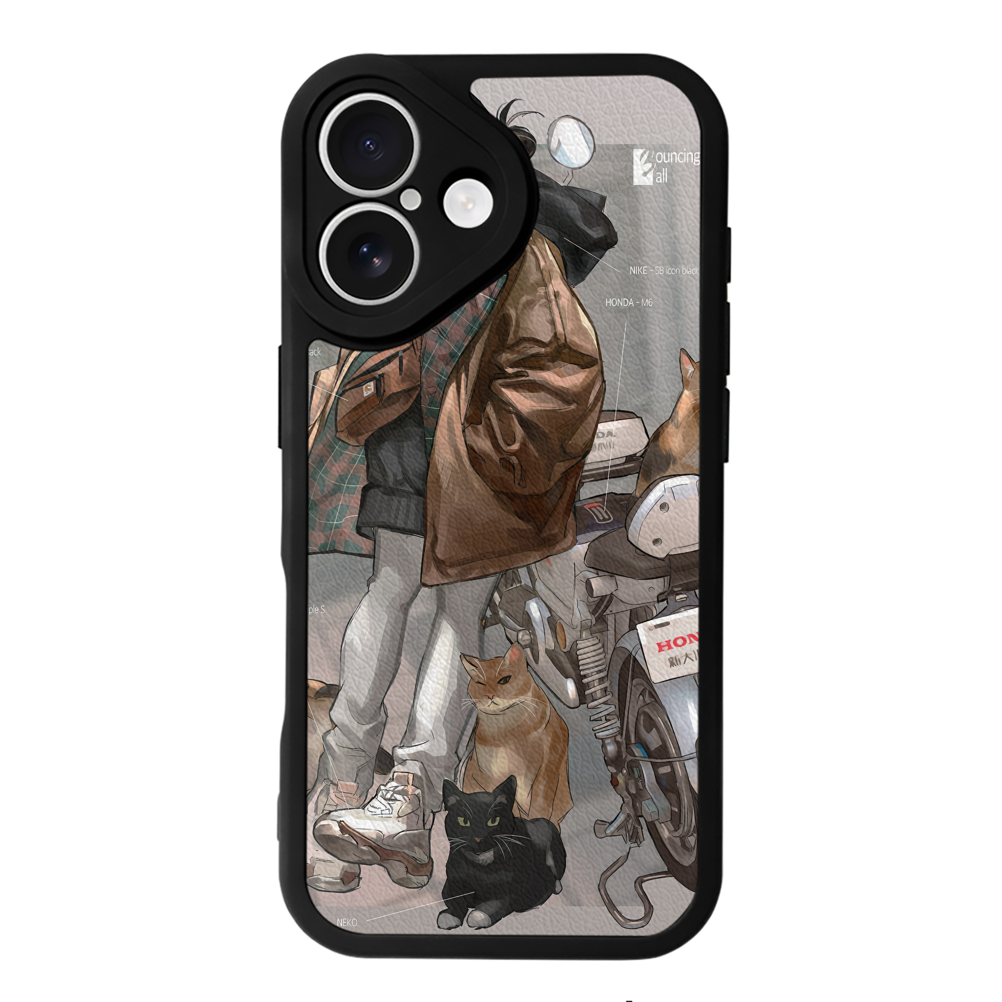 （画像用） ハイキュー!! Haikyu!! 【iPhone 16シリーズ対応】シリコンスマホケース（レザー調） 材質：シリコン